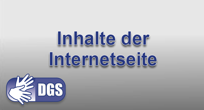  Contenu vidéo du site Internet en langue des signes